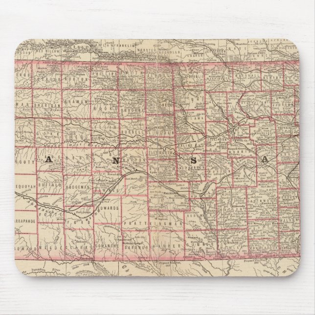 Alfombrilla De Ratón Kansas 3 (Frente)
