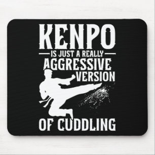 Alfombrilla De Ratón Karate Chica de Artes Marciales Lady Kenpo