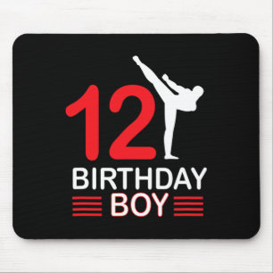 Alfombrilla De Ratón Karate Cumpleaños Tee Boy Gira a los niños Taekwon