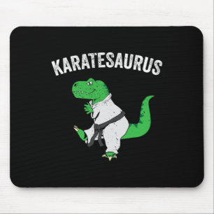 Alfombrilla De Ratón Karate divertido T Rex Dinosaurio Lindo Dino Artes