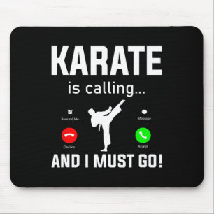 Alfombrilla De Ratón Karate Está Llamando Y Debo Ir A Funny Karate