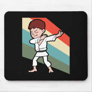 Alfombrilla De Ratón Karate Judo Jujutsu Taekwondo Kickboxing Dabbing D