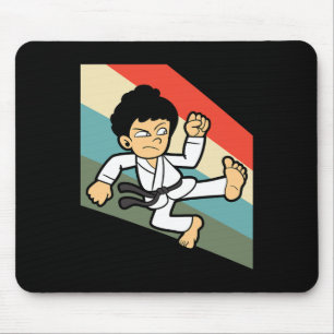 Alfombrilla De Ratón Karate Judo Jujutsu Taekwondo Kickboxing Kickboxer
