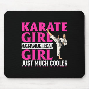 Alfombrilla De Ratón Karate Karate Chica Igual Que Un Chica Normal