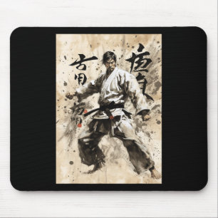 Alfombrilla De Ratón Karate Kyokushin Caligrafía Japonesa Artes Marcial