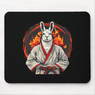 Alfombrilla De Ratón Karate Llama Kickboxing Jiu-Jitsu Taekwondo Judo