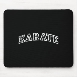 Alfombrilla De Ratón Karate Minimalista Vintage Inspiración Retro Varsi