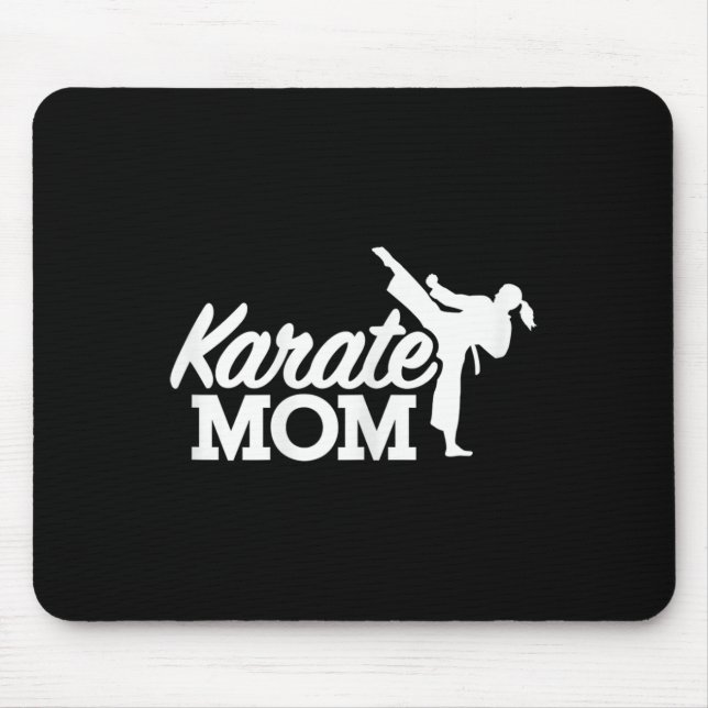 Alfombrilla De Ratón Karate Mom (Frente)