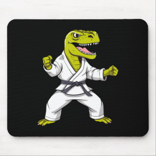 Alfombrilla De Ratón Karate T-rex Artes Marciales Taekwondo Kickboxing