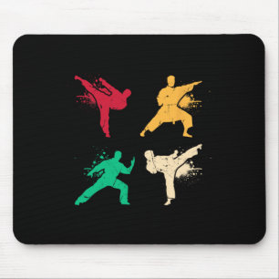Alfombrilla De Ratón Karate Vintage Artes Marciales Niños Costume Adult