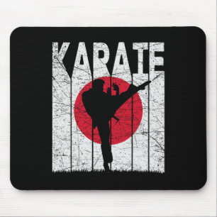 Alfombrilla De Ratón Karate Vintage Martial Arts Retro Karate Japonés