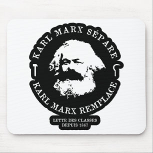ALFOMBRILLA DE RATÓN KARL MARX SÉPARE, KARL MARX REMPLACE