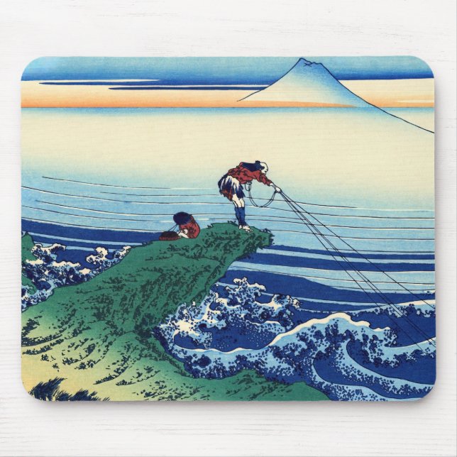 Alfombrilla De Ratón Katsushika Hokusai - Kajikazawa en la provincia de (Frente)