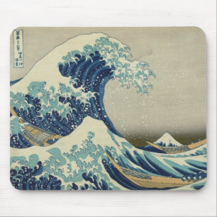 Alfombrilla De Ratón Katsushika Hokusai: La Gran Ola de Kanagawa