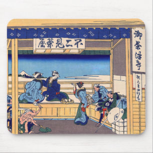 Alfombrilla De Ratón Katsushika Hokusai - Yoshida en Tokaido
