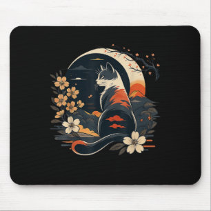 Alfombrilla De Ratón Kawaii Cat Anime Japoneses Funny Art Hombres Mujer