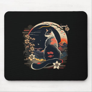 Alfombrilla De Ratón Kawaii Cat Anime Retro Japonés Hombres Mujeres Niñ