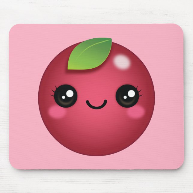 Alfombrilla De Ratón Kawaii Cranberry Mouse Pad (Frente)