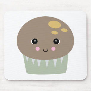 Alfombrilla De Ratón kawaii lindo muffin