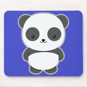 Alfombrilla De Ratón Kawaii Panda