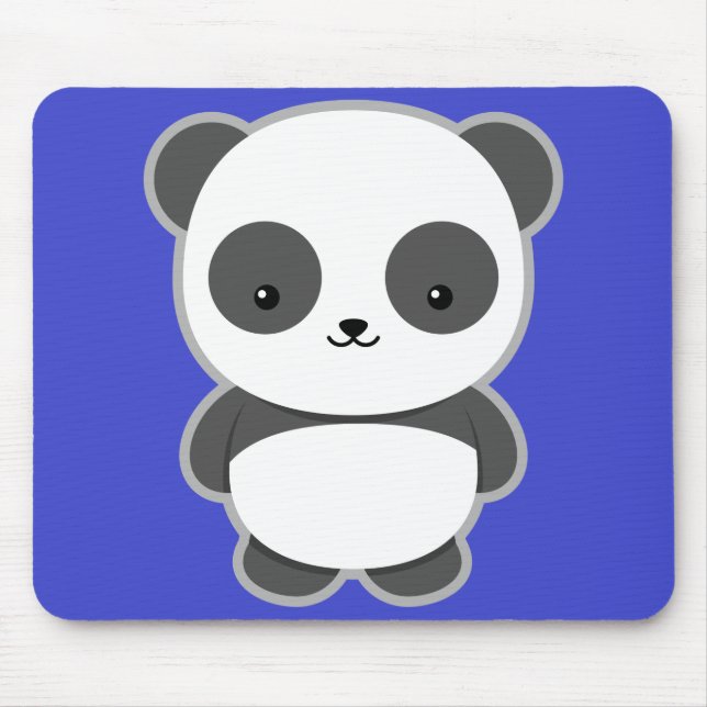 Alfombrilla De Ratón Kawaii Panda (Frente)