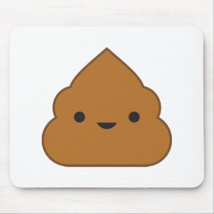 Alfombrilla De Ratón Kawaii Poop Mousepad