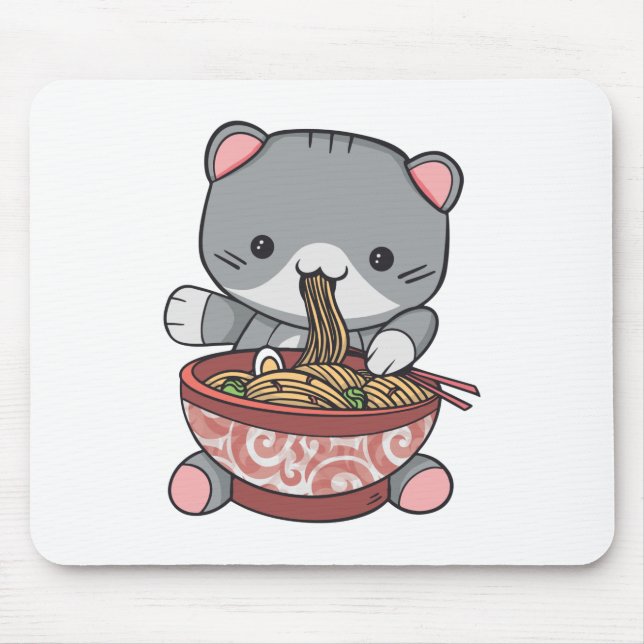 Alfombrilla De Ratón kawaii ramen (Frente)