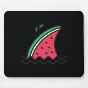 Alfombrilla De Ratón Kawaii Watermelon Sharm Fin Funny Family Summer Va
