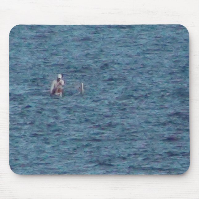 Alfombrilla De Ratón Kayaker en pintura (Frente)