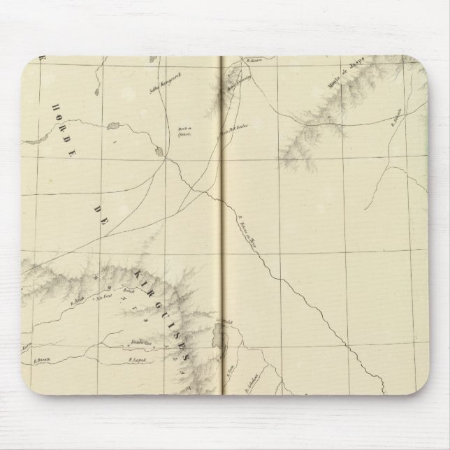 Alfombrilla De Ratón Kazajistán, Kirguistán (Frente)