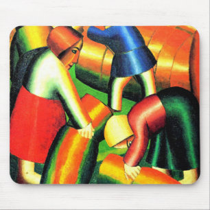 Alfombrilla De Ratón Kazimir Malevich--Cosechando,