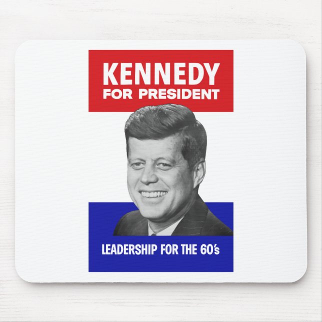 Alfombrilla De Ratón Kennedy para el presidente 1960 (Frente)