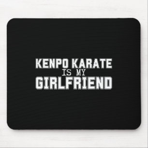 Alfombrilla De Ratón Kenpo Karate Es Mi Novia Funny Estadounidense Kenp