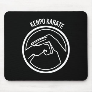 Alfombrilla De Ratón Kenpo Karate White Black Hands Guay Martial Arts T