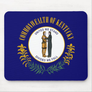 Alfombrilla De Ratón Kentucky: Commonwealth del Bluegrass Bandera del e