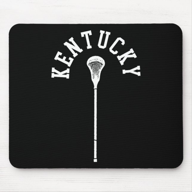 Alfombrilla De Ratón Kentucky Vertical Lacrosse Stick Retro (Frente)
