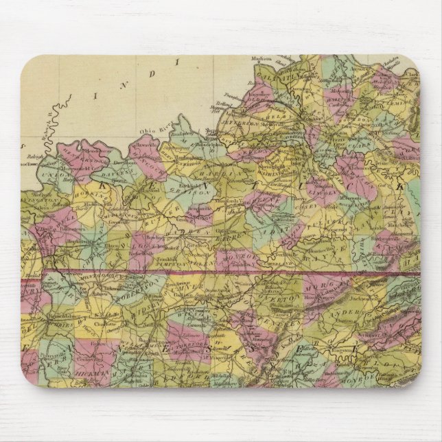 Alfombrilla De Ratón Kentucky Y Tennessee (Frente)