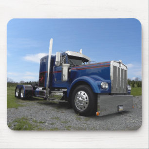 Alfombrilla De Ratón Kenworth candente y azul Mousepad