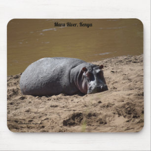 Alfombrilla De Ratón Kenya Hippo, Río Mara África