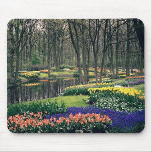 Alfombrilla De Ratón Keukenhof, un banquete floral
