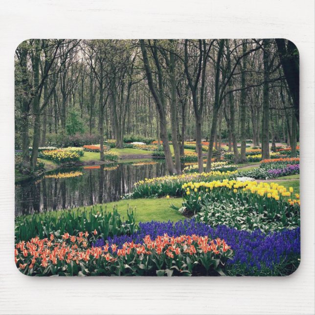 Alfombrilla De Ratón Keukenhof, un banquete floral (Frente)