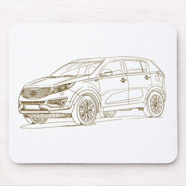 Alfombrilla De Ratón Kia Sportage 2014 (Frente)