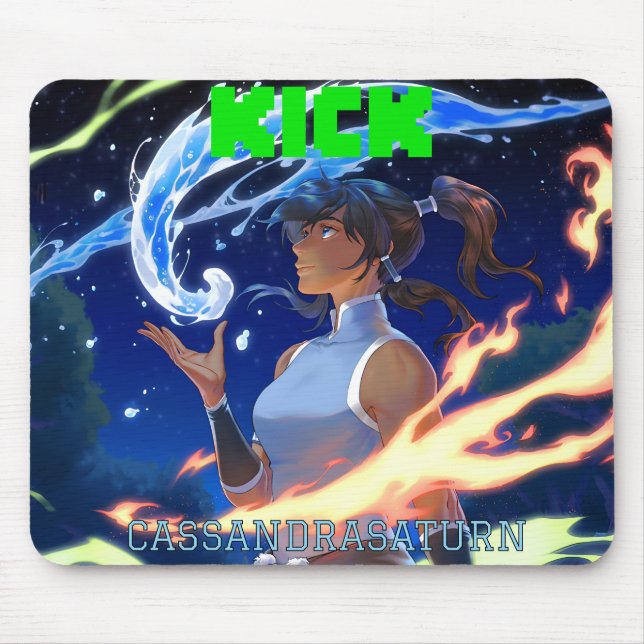 Alfombrilla De Ratón KICK Cassandra Saturn Mousepad (Frente)