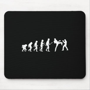 Alfombrilla De Ratón Kick Mma Kickboxing Boxeador Boxeo Evolución Human
