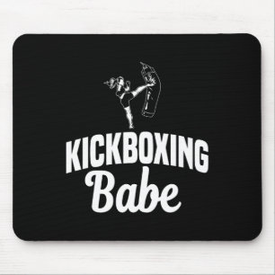 Alfombrilla De Ratón Kickboxing Bybe Kickboxer Karate Boxeo Mma Luchado