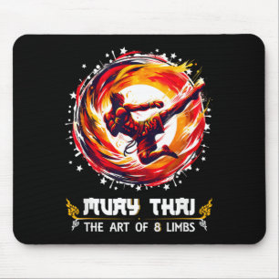 Alfombrilla De Ratón Kickboxing MMA Boxeo Tailandés Arte de las Ocho Ex