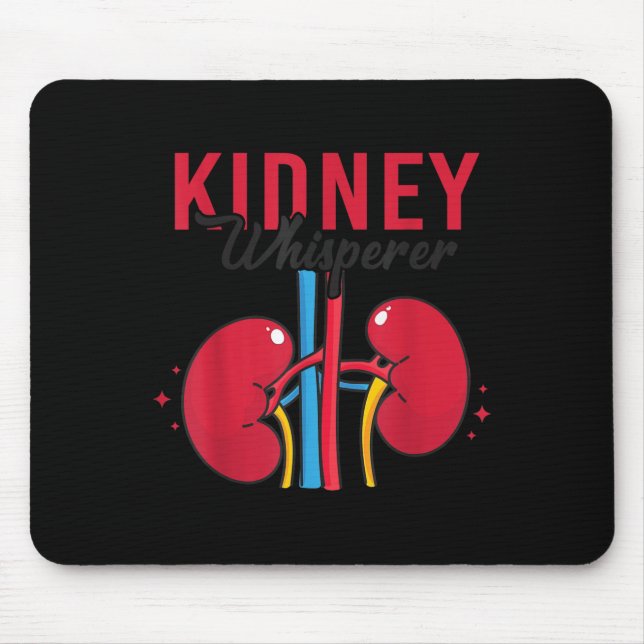 Alfombrilla De Ratón Kidney Whisperer Funny Dialysis Technician Nephrol (Frente)