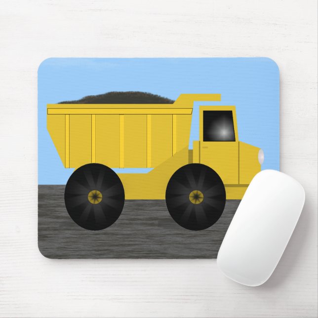 Alfombrilla De Ratón Kids Dump Truck Mousepad (Con ratón)
