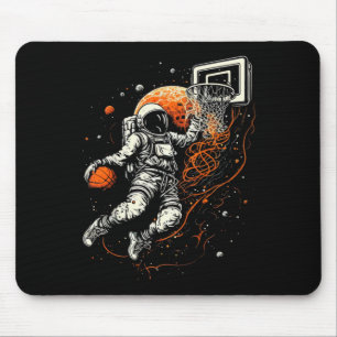 Alfombrilla De Ratón Kids Guay Space Bysketbyll con astronauta
