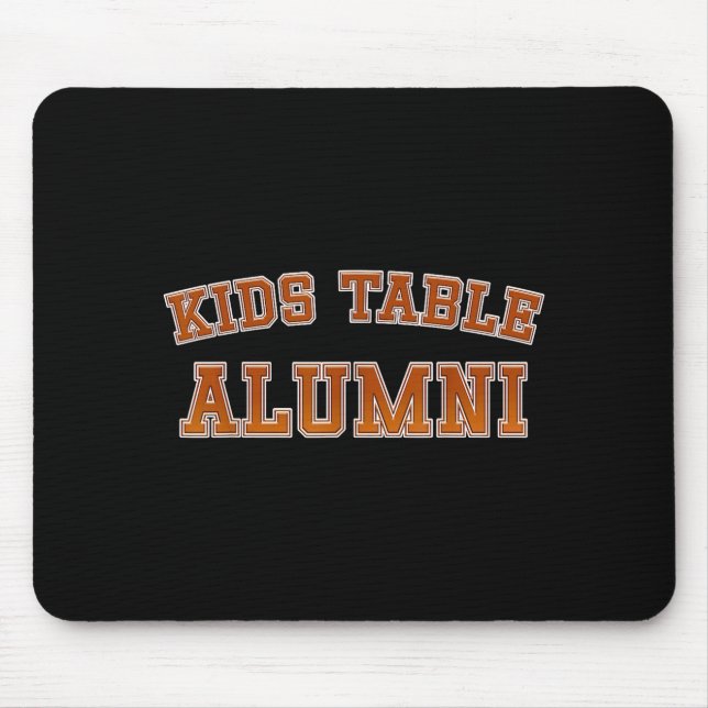 Alfombrilla De Ratón Kids Table Alumni Thanksgiving Fun Family Gatherin (Frente)